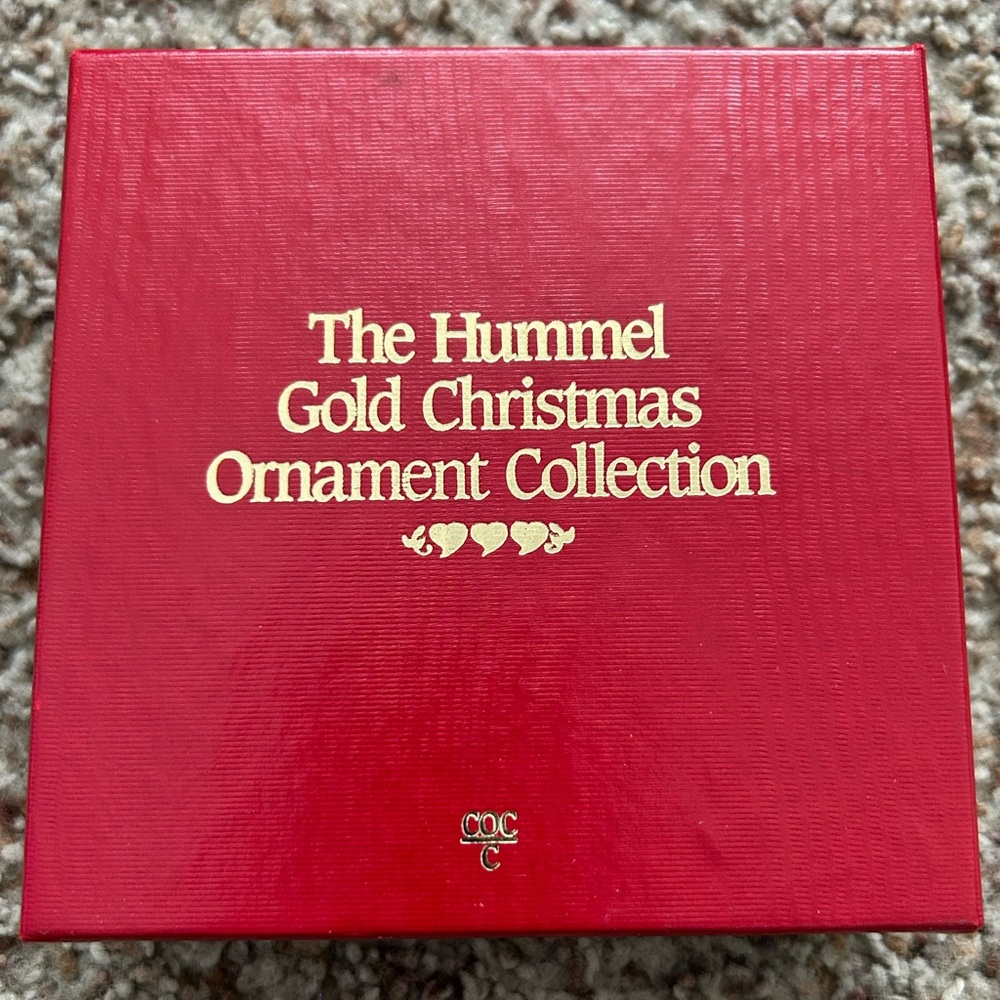 1988 Vintage Hummel Gold Plated ‘Little Gabriel’ Ornament - Picture 4 of 6